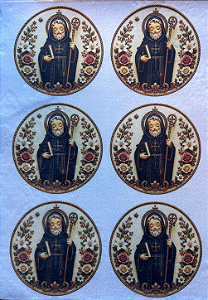 Medalha São Bento "Coleção Bordados" 9cm