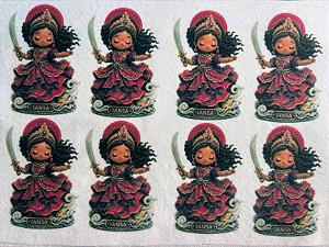 Orixá Iansa "Coleção Costurados a mão" 9cm