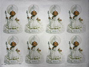 Orixá Oxala "Coleção Costurados a mão" 9cm