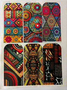 Porta post it / Estampas Africanas