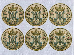 Monograma de Maria mod 2 "Coleção Costurados a mão" 9cm