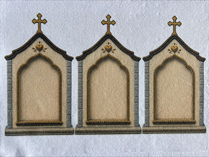 Capelinhas "Coleção Costurados a mão" 17x9cm