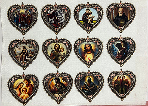 Corações Bordados Senhores