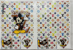 Capa e contra capa de Agenda- Mickey