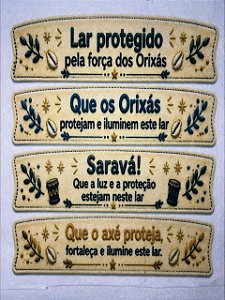 Faixa Orixas - Coleção "Costurados a Mão"