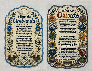 Hino da Umbanda e Hino dos Orixás "Costurados a Mão"
