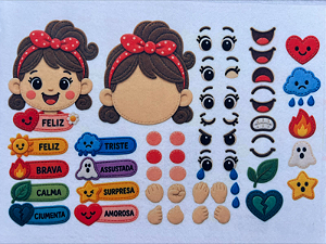 Minhas emoções meninas... "Costurados a Mão"