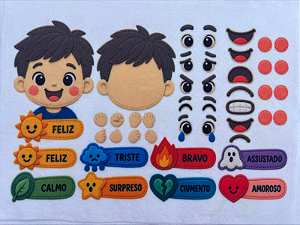 Minhas emoções meninos... "Costurados a Mão"