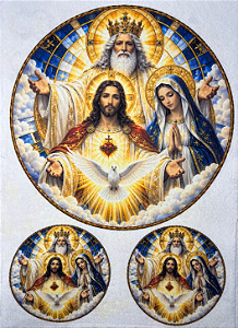 Vitral Divino Pai Eterno 2