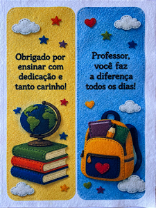 Porta Bis "Coleção Costurados a mão" - Dia dos Professores 2