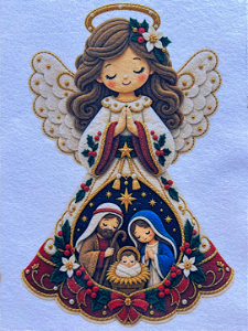 Anjo presepio "Coleção costurados a mão"