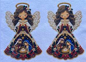 Anjo presepio 20cm "Coleção costurados a mão"