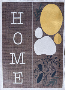 Duo de quadros Home linho escuro