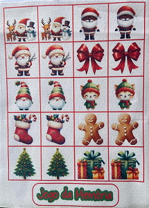 Jogo da memoria Natal Natalino