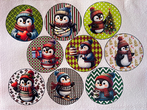 Bolinha de Natal Pinguim