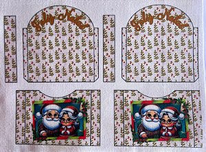 Mini Caixa envelope Natal Noel