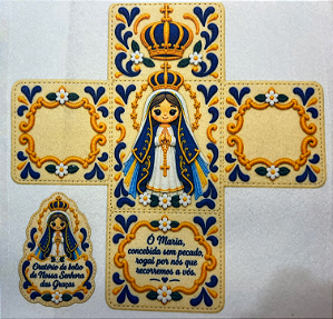 Oratorio de bolso - Nossa Senhora das Graças