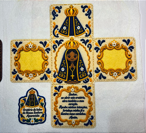 Oratorio de bolso - Nossa Senhora Aparecida