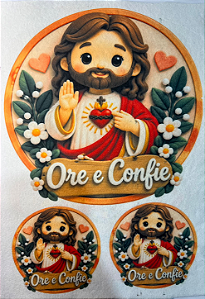 Ore e Confie Sagrado coração de Jesus