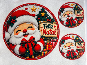 Bolsa Natal- Papai Noel "Coleção costurados a mão"