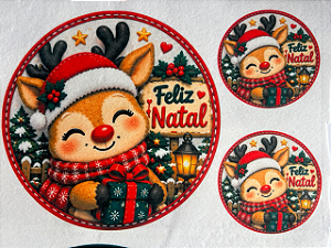 Bolsa Natal- Rena "Coleção costurados a mão"