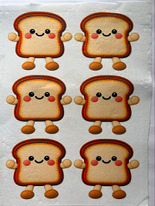 Porta Moeda Pãozinho "Coleção costurados a mão"
