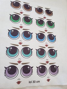 Kit Olhos Lol