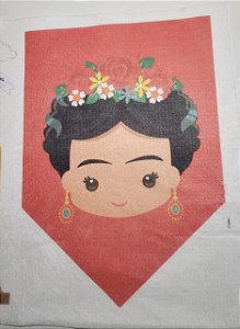 Para recortes - Flâmula Frida Vermelha