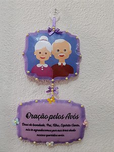 Oração Pelos Avós Roxo