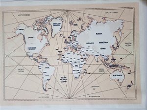 Mapa Envelhecido