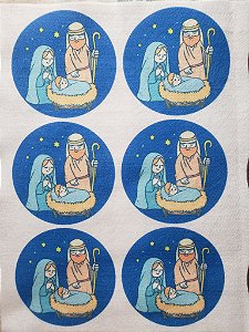 Bolinha Sagrada Família Azul