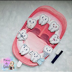 Kit boca lúdica e dentinhos