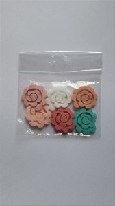 RECORTES EM FELTRO ESPIRAIS PARA ROSAS 2,5CM (FICA APROX 1CM) - 12UN