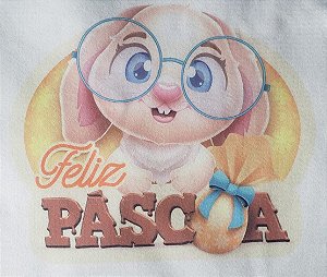 Coelho fofo para guirlanda amarelo