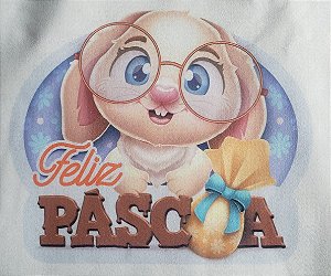 Coelho fofo para guirlanda azul