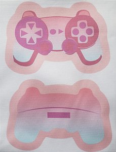 Estojo Joystick/ controle de vídeo game Rosa Claro