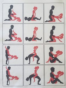 Jogo da memória Kama Sutra