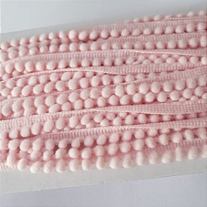 FIta pompom 6mm mini Rosa bebe