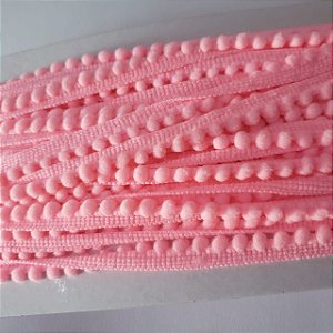 FIta pompom 6mm mini Rosa Chiclete