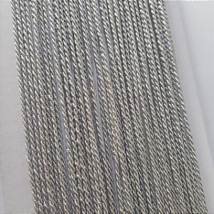 Cordão de São Francisco 2mm Prata