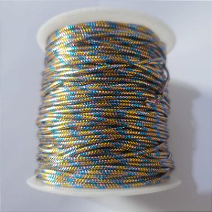 Cordão Fio Metálico 1.2mm Multicor