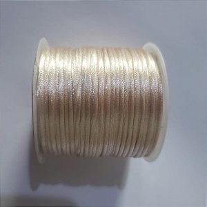 Cordão Cetim   1mm bege