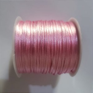 Cordão Cetim  1mm Pink
