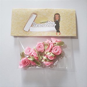 Flor de Rococó Rosa Bebe