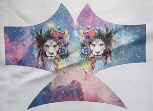 Máscara de Proteção Leão Tie Dye