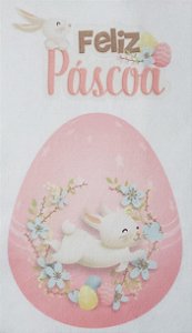 Guirlanda de Porta Páscoa Rosa