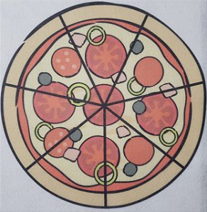 Livro Didático - Pizza fração 7