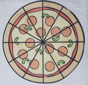 Livro Didático - Pizza fração 12