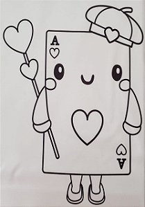 Alice para colorir 4