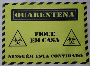 Placa Quarentena